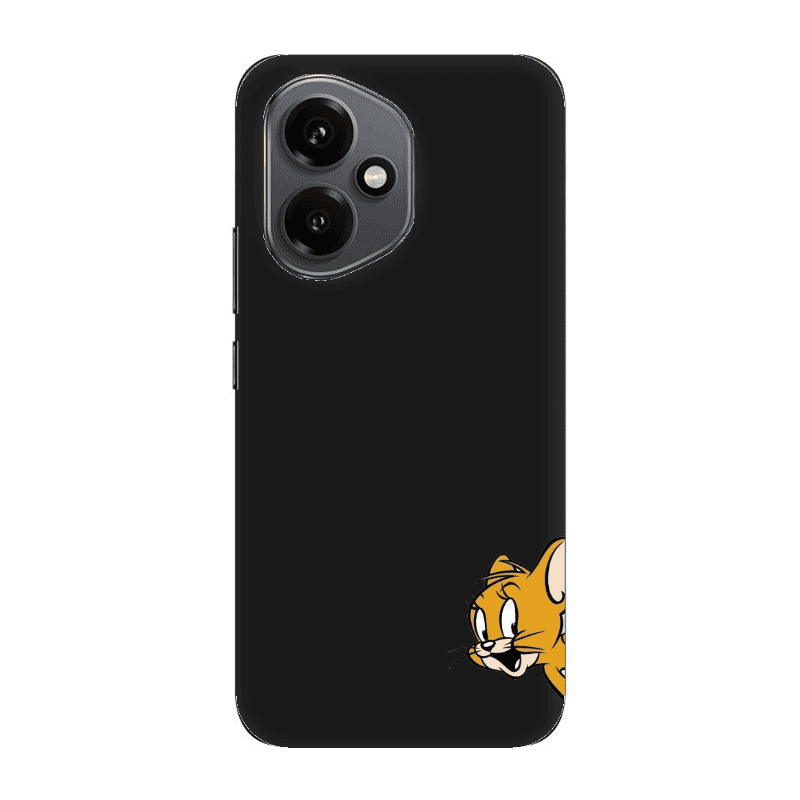 Honor Magic 400 Jerry 2 Black Colored Silicone TPU Θήκη